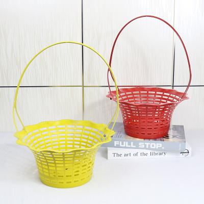 China New Arrival Factory Price Durable Material Plastic Flower Pot Indoor And Outdoor Durable Plastic Basket for sale