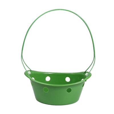 China Low Price Durable Material Low MOQ Customized Plastic Home Decoration Plastic Hanging Baskets For Outdoor Plants for sale