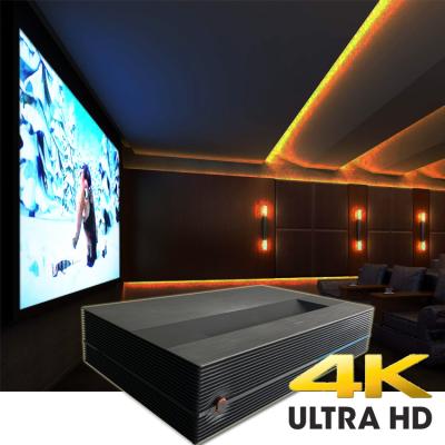 China Smart Android 4k short jet 180inch 150inch 120inchnultra laser projector UHD ultra hd movie 3d 4k short projector 4k tv cinema for sale