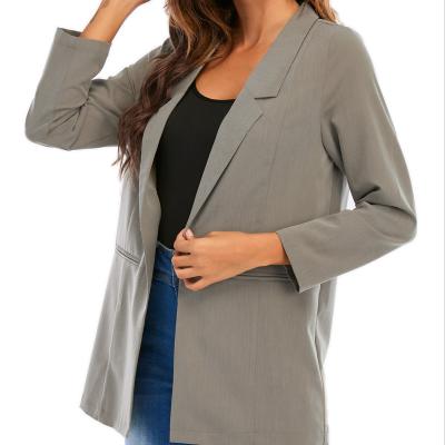 China Anti-wrinkle Free Size Woman Coat Blazer for sale