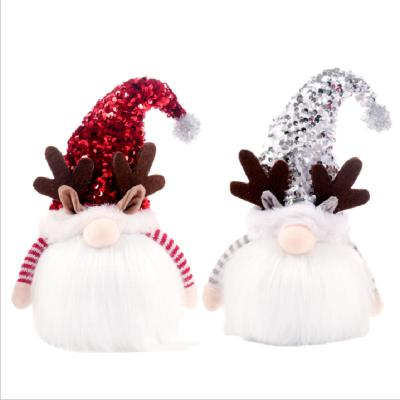 China Christmast Ornament Hot Sale Faceless Christmas Gnome Plush With Light Music Go Around Merry Christmas Decorations For Home Glitter Deer Glow Christmas for sale