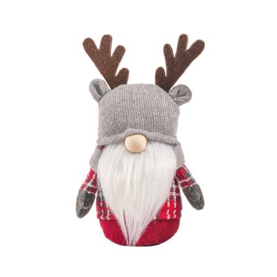 China Fesvital Ornament Hot Sale Christmas Toys Rudolph Reindeer Doll Nordic Design No Face Gnome Doll Gift For Christmas Home Xmas Decor for sale