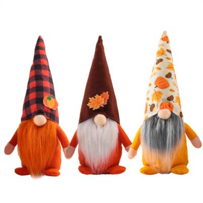 China New Hot Sale Merry Christmas Maple Leaf Print Colorful Gnomes Elf Position Doll Christmas Decor For Xmas 2021 Home Chalkboard for sale