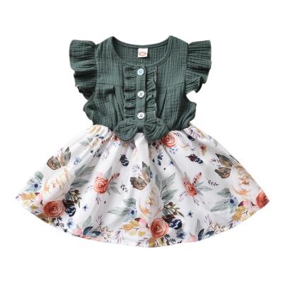 China Viable Summer Baby Dress Baby Clothes Romper Girls Summer Boys Clothing Sets Kids Girl Skirt for sale