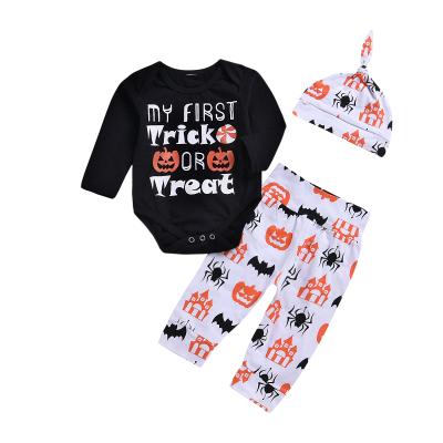 China Breathable Baby Jumpsuit Romper Four-Piece Set For Halloween Baby Clothes Set Newborn Babies Clothing Sets Clothes for sale