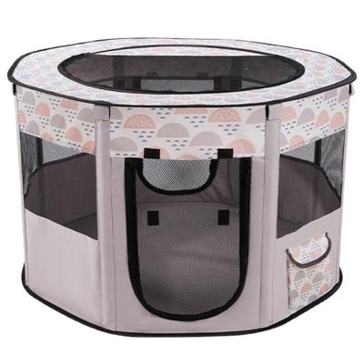 China Breathable Portable Eco-friendly Foldable Pet Carrier Bag Animal Cages Delivery Room for sale