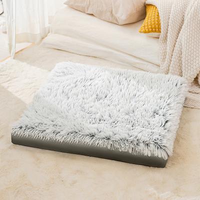 China Warm Dog Plush Padded Sponge Cushion Middle And Large Dog Kennel Pet Kennel Bed for sale