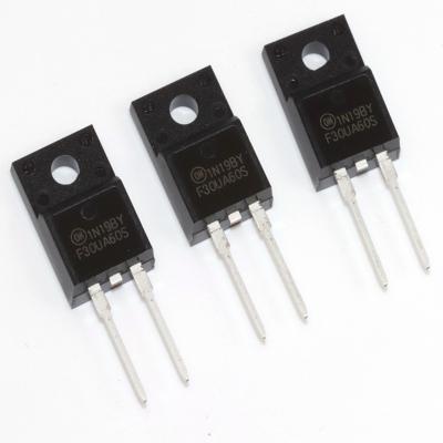 China High qualityElectronic TO-220-2 F30UA60S FFPF30UA60S component high-speed inverter/converter IC recovery diode for sale