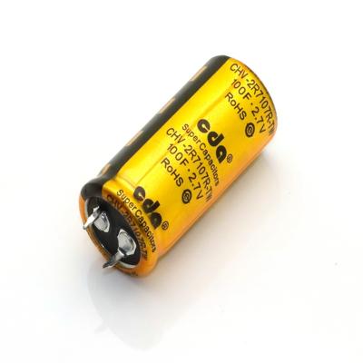 China GSM/GPRS Pulse Applications Mains Power Brand New Original High Quality Super Farad Capacitor1F 3.3F 4.0F 4.7F 10F 20F 30F 18*45 Size 2.7V 100F for sale