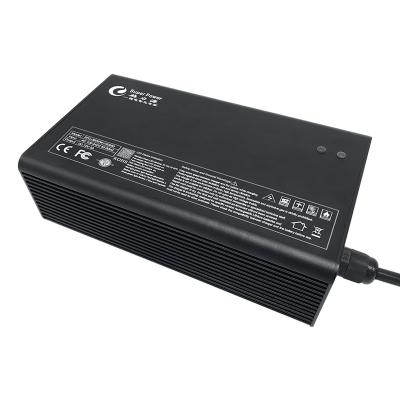 China Electric Car Smart 360W 48V Lithium Battery Charger For E Bike Scooter Lifepo4 LFP Battery With PFC for sale