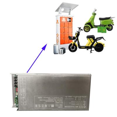 China Swapping the & Cabinet superpower 300W charging power supply for electric scooter cabinet charging station with 485 or CAN communication for sale