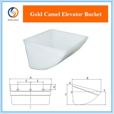 China Hotels Shallow Bottom Plastic Buckets For Bucket Lifts for sale