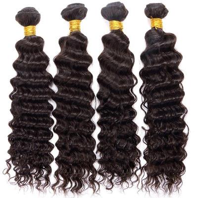 China Best Quality 10A Deep Wave Deep Wave Curly Hair Deep Wave Hair Weave Cuticle Aligned Cheap Brazilian Hair Bundles Hair Bundles for sale