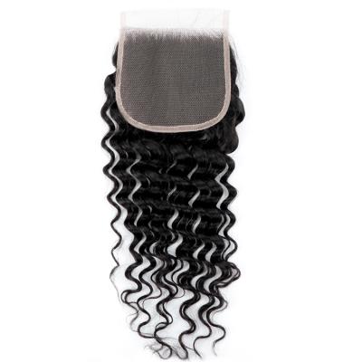 China 100% Unprocessed Human Hair Bundles Wholesale Transparent 4x4 5x5 6x6 7x7 Lace Closure 100% Swiss Brazilian Hair Lace Closure HD Lace Closure Headband for sale