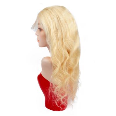 China Blonde 613 Silky Straight Wave Virgin Full Lace Wig Human Hair Wigs Lace Front Suppliers Wholesales Virgin Hair Wig for sale