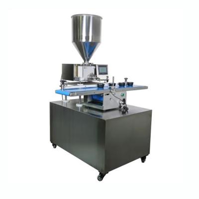 China Small and Convenient Factory Price Cream Filling Machine Cup Cream Filling Machine Butter Puff Cake Filling Machine for sale