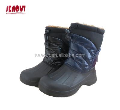 China SNOW BOOTS high quality EVA and TPR outsole PU winter shoes / upper snow boots for sale