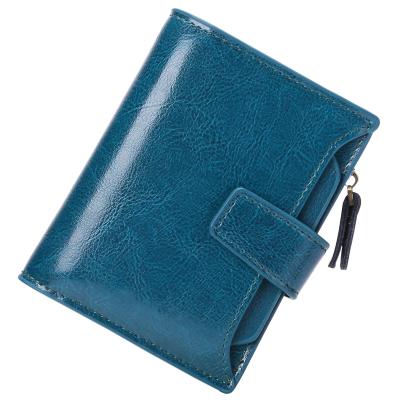 China RFID Fashion Mini Slim Waterpoof Custom Card Holder Travel Wallet For Women Bag Simple Gift for sale