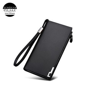 China RFID Large Capacity Business Lapel Leather Wallets Men for sale