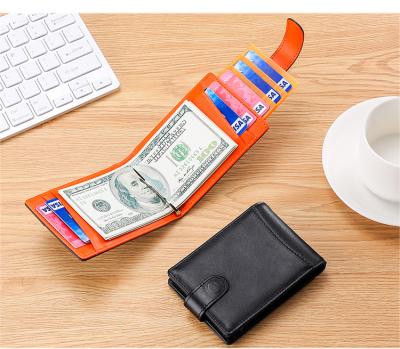 China 2021 new fashion fashion leather dollar men's wallet short wallet fashion clip custom multi-card wallet for sale