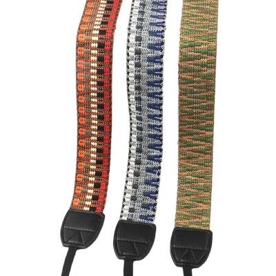 China Camera Design Photography 3.8cm Multi Color Polyester Jacquard Flexible Camera Lanyard Maximum Hanging Camera Straps for sale