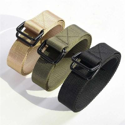 China 1.5 Inch Thickened Leisure Duty Outdoor Tactical Nylon Belt Military Training for Men and Women for sale