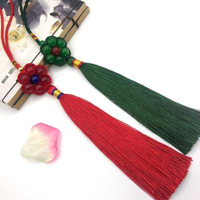 China Bridal Beading Silky Tassel Ornament Applique Girl Tassel Bag Jewelry Chandelier Hanging 2021 New Charming Decorative Multilayer Beaded Beads for sale