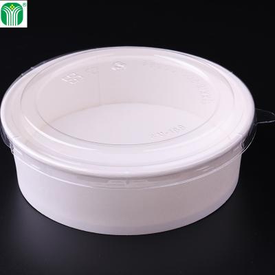 China China Supplier Disposable Super Size Logo Printed 1500ml 48oz Disposable Paper Salad Bowl for sale