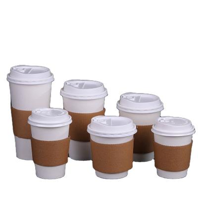 China Disposable Customized Logo Printed Disposable Single Wall Hot Drink Paper Cups 12oz for sale