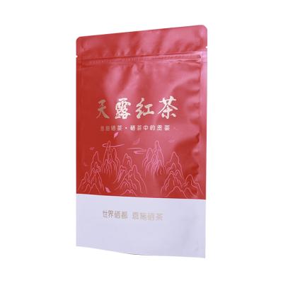 China Factory Manufacture High Quality Moisture Proof Various Rack Up Bag Food Plastic Packing Tea Leaves Bag for sale