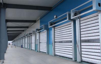 China JTM-D05 Aluminum Alloy High Speed Rolling up Roller Shutter Spiral Security Door for sale