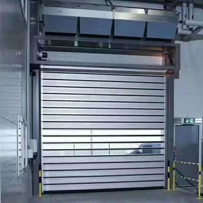 China US Alloy High Speed Rolling up Fast Roller Shutter Spiral Warehouse Security Door for sale