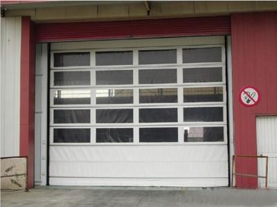 China Customized Request Aluminum Alloy Rapid Shutting Security Warehouse Door Garage Door for sale