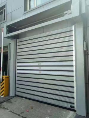 China Aluminum Alloy Fast Roll up and Shutter Security Automatic Door Protection Class IP55 for sale