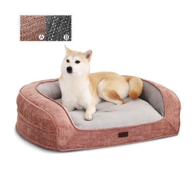 China Breathable Luxury Warm Removable Petstar Memory Foam Cotton Feather Fabric Super Soft High-elastic Pet Cat Dog Sofa Bed for sale