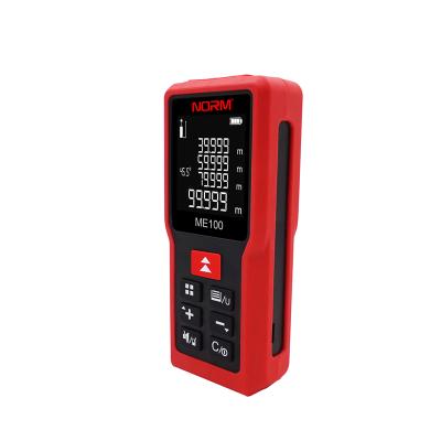 China Standard 100m Digital Laser Distance Meter For Area Measuring 117*53*27mm for sale