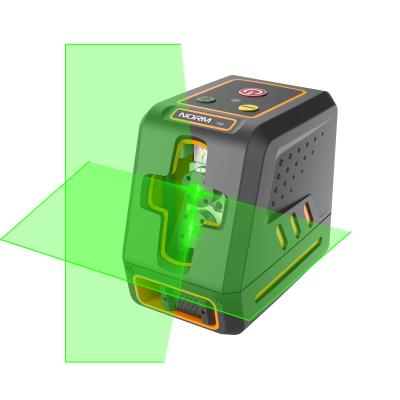 China Green Beams Adjustable Horizontal And Vertical Cross Burst Line Laser Level 96*80*80mm for sale