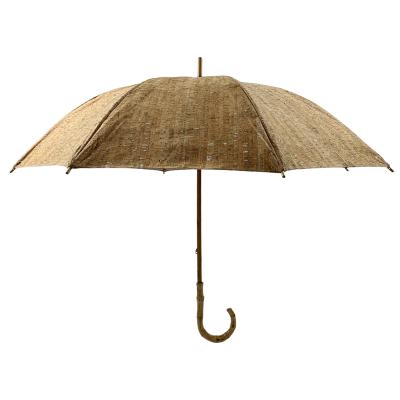 China Traditional Top Selling Bamboo Handle And Shaft Waterproof Cork Outdoor Sun Umbrella Bamboo Handle And Shaft for sale