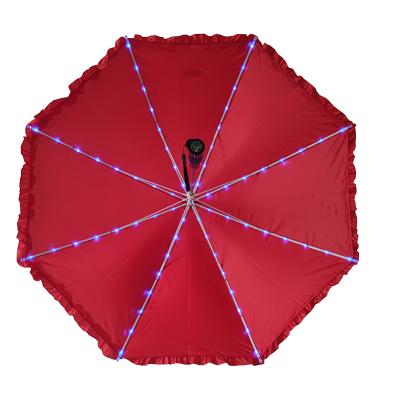 China Wholesale tropical Central Institute of Statistics of Amazon customs lead the lightweight led umbrella for sale