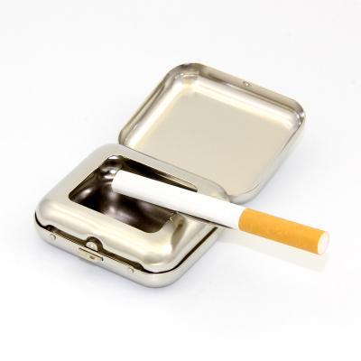 China Pewter 2021 new a variety of options custom portable pocket ashtray for sale