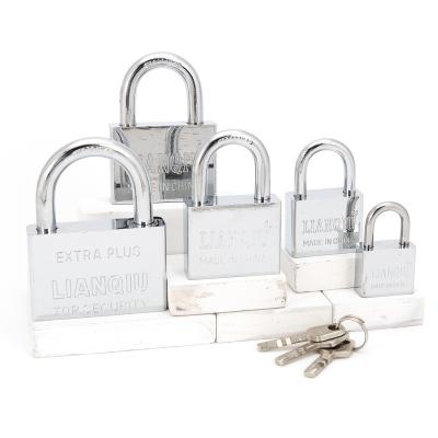 China 50mm Short Plastic Shackle Square Shape Padlock Door Lock Padlock Seal With Master Key 50mm for sale