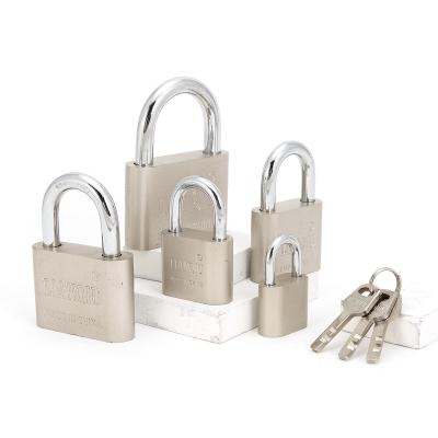 China Wholesale Matte Round Corner Anti-theft Padlock 40mm 40mm Short Shackle Stylish Top Security Brass Padlock for sale