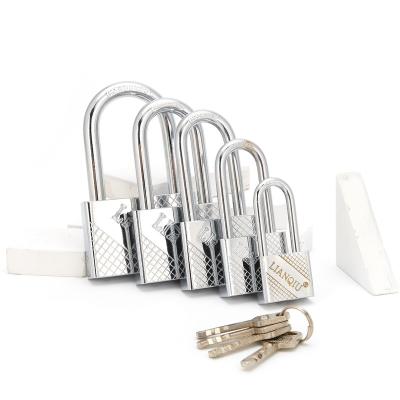 China Cute Iron Heart Padlock Lock Body And Cylinder Fire Rated Door Lock Square Shape Shackle Padlock 60mm Long for sale