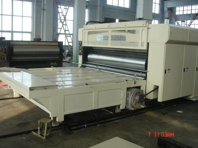 China Automatic Corrugated Box Making Machine Grinded / Rotary Printing for sale