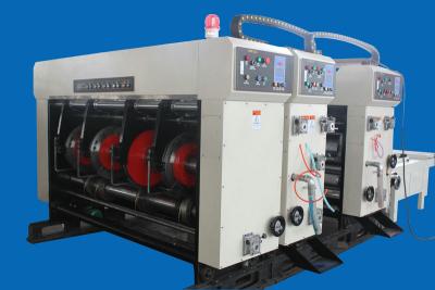 China Rotary 11kw Corrugated Carton Box Making Machine With Plated Rollers for sale