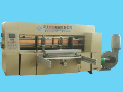 China Vacuum Adsorption Corrugated Paper Making Machine With Pneumatic Trimming for sale