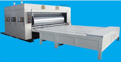 China Chain Feeding Corrugated Box Making Machine Printing Slotting Machine Semi Automatic for sale