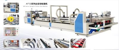 China Carton Box Folder Gluer Machine , High Speed Paperboard Rectify Device for sale