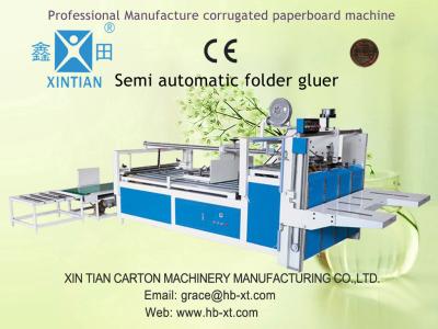 China Paperboard Folder Gluer Machine , Siemens Electric Machine for sale