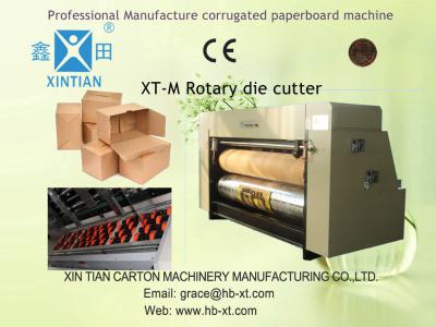 China Carton Box Making Machine , Cardboard Rotary Die Cutter Machine With Lead Edge Feeding for sale